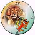 Pendule Lions02